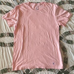 Polo by Ralph Lauren Light Pink Crew Neck T-Shirt Size Large